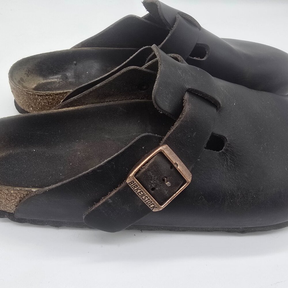 Birkenstock Boston leather, Black  size 43 - Picture 2 of 5